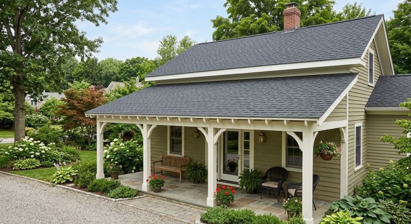 A Frame Roof Installation in Warwick, RI
