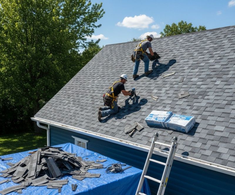 Shingle Roof Replacement in Boston, MA